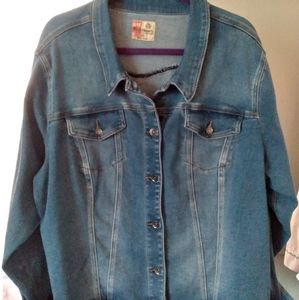 Ruff Hewn denim jacket 3X stretchy
